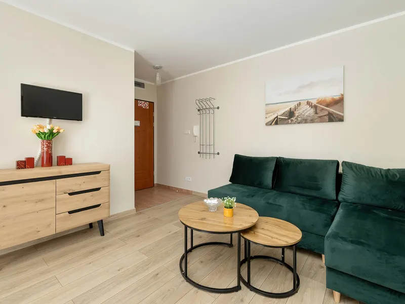 Stylowy Apartament z Balkonem | Parking | 200 m do plaży – zdjęcie 1
