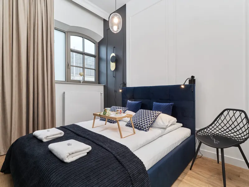 Eleganckie Studio w Centrum | Balkon | Dla 4 Osób – zdjęcie 2