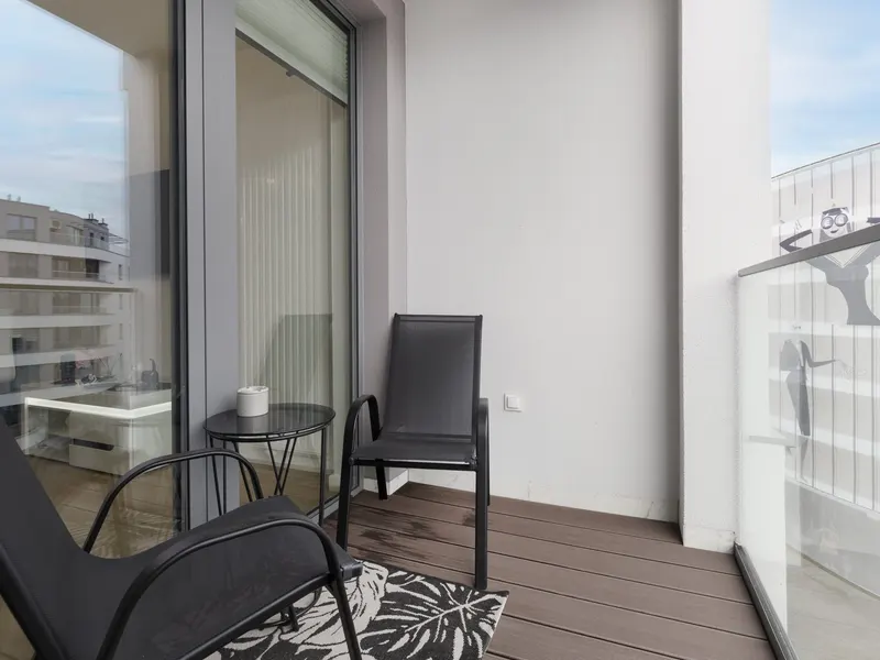 Stylowy Apartament z Balkonem | Parking | Miejsce do Pracy – zdjęcie 4