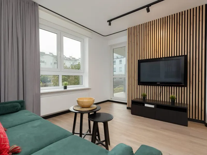 Stylowy Apartament z Balkonem | Miejsce do Pracy – zdjęcie 5