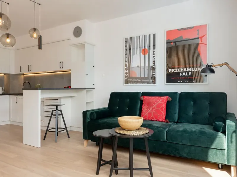 Stylowy Apartament z Balkonem | Miejsce do Pracy – zdjęcie 1