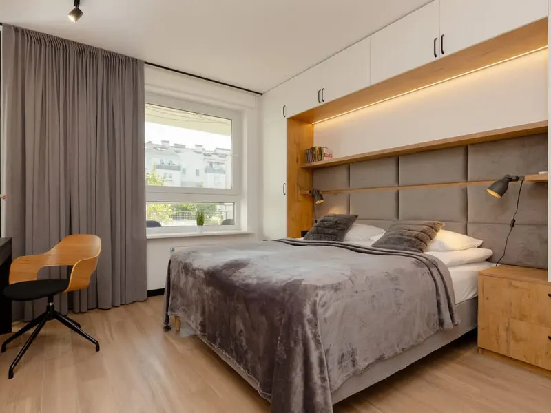 Stylowy Apartament z Balkonem | Miejsce do Pracy – zdjęcie 2
