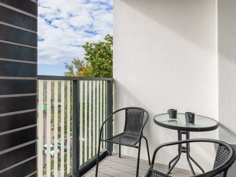 Stylowe Studio w Centrum Kołobrzegu | Balkon – zdjęcie 4