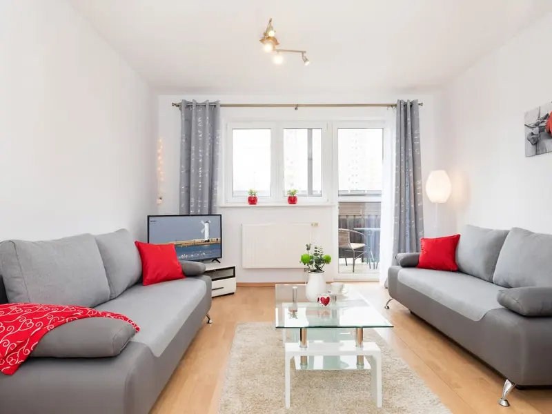 Komfortowe Studio w centrum Świnoujścia | Balkon i wanna – zdjęcie 1