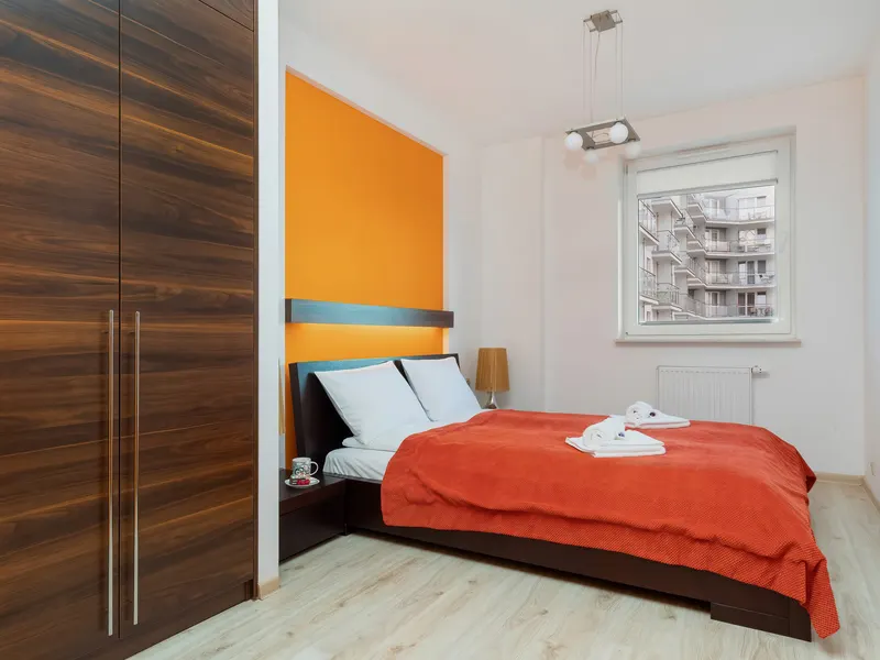Wyrazisty Apartament | Balkon, 300 m do Plaży – zdjęcie 1