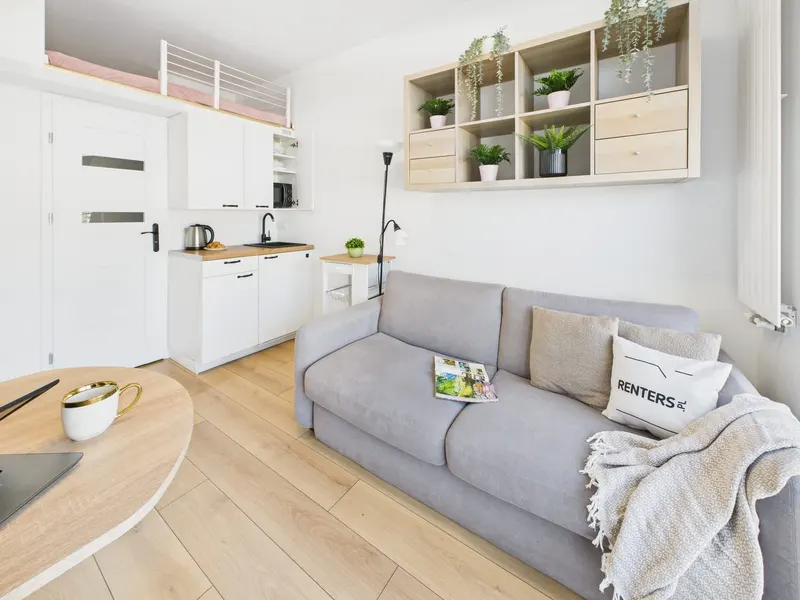 Funkcjonalne Studio na Pradze | Balkon | Dobra Komunikacja – zdjęcie 3