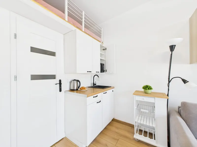 Funkcjonalne Studio na Pradze | Balkon | Dobra Komunikacja – zdjęcie 2