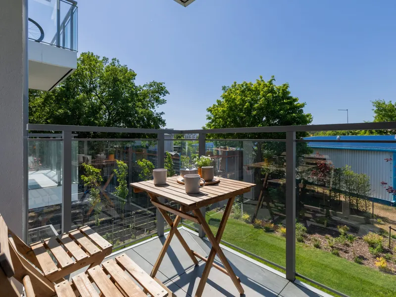 Stylowy Apartament z Balkonem | Prywatny Parking – zdjęcie 3