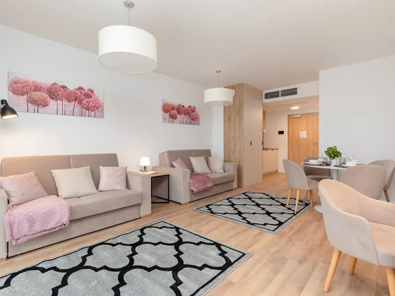 Studio in Mielno with a Terrace | 10 m from the Beach, Parking, and Gym – photo 1