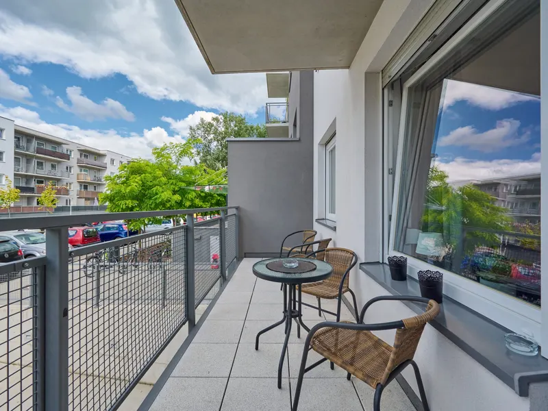 Przytulny Apartament | Balkon i Miejsce do Pracy – zdjęcie 4
