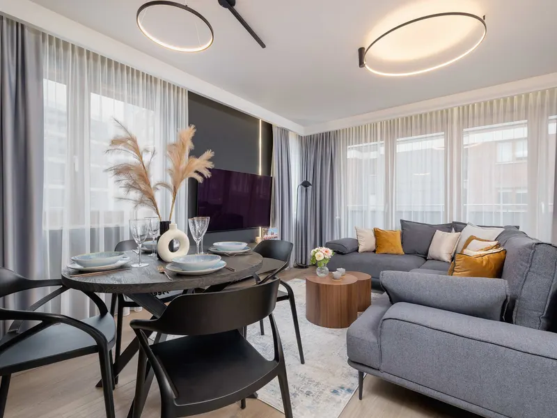 Elegancki Apartament z 2 Sypialniami | Parking i Balkon – zdjęcie 1