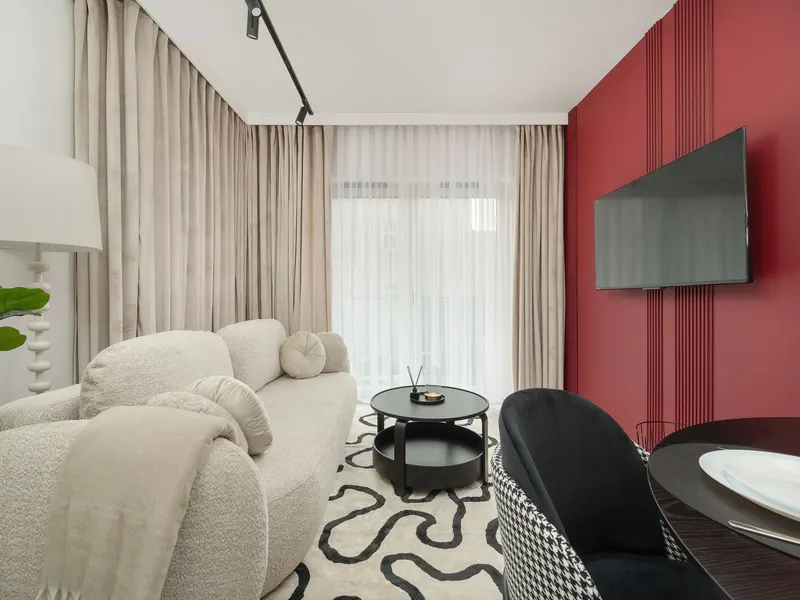 Stylowy Apartament w Centrum | Balkon | Klimatyzacja – zdjęcie 1
