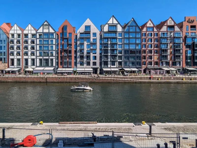 Atmosphärische Wohnung | Blick auf die Motława und die Altstadt – Foto 1