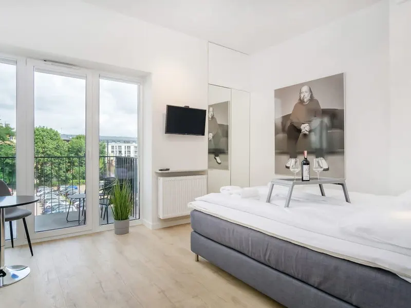 Stilvolles Studio im Zentrum von Poznań | Balkon | In der Nähe von MTP – Foto 1