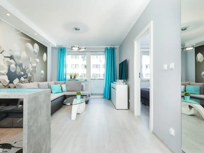 Stylowy Apartament z Siłownią | 400 m do Plaży, Balkon – zdjęcie 1