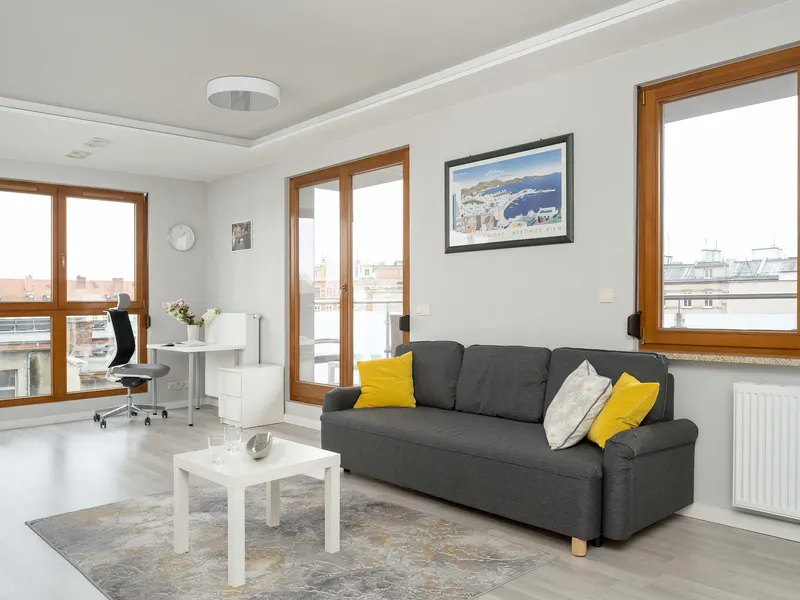 Stylowy Apartament z Balkonem | Parking | Miejsce do Pracy – zdjęcie 1
