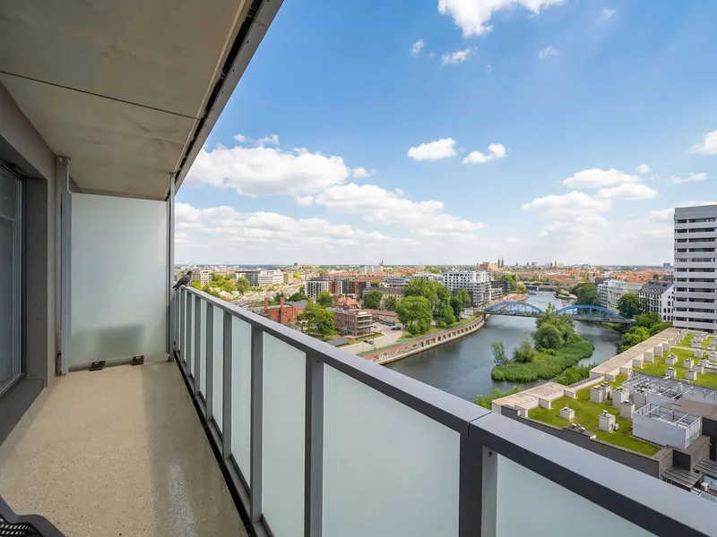 Nowoczesny Apartament we Wrocławiu | Widok na Rzekę – zdjęcie 3