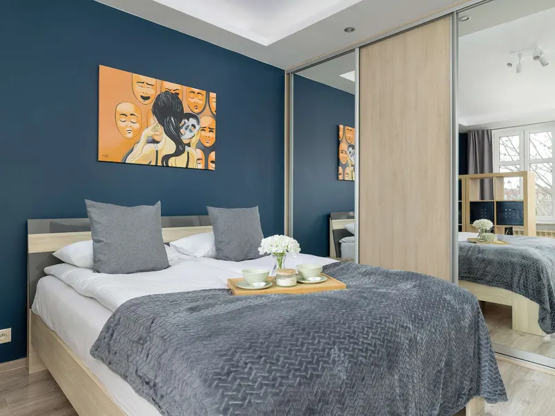 Gemütliches Apartment in Kattowitz | Balkon und Arbeitsraum – Foto 3