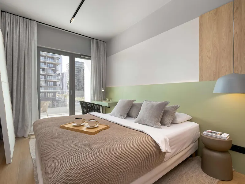 Elegantes Apartment | Parkplatz, Fitnessstudio und Kino im Gebäude – Foto 1