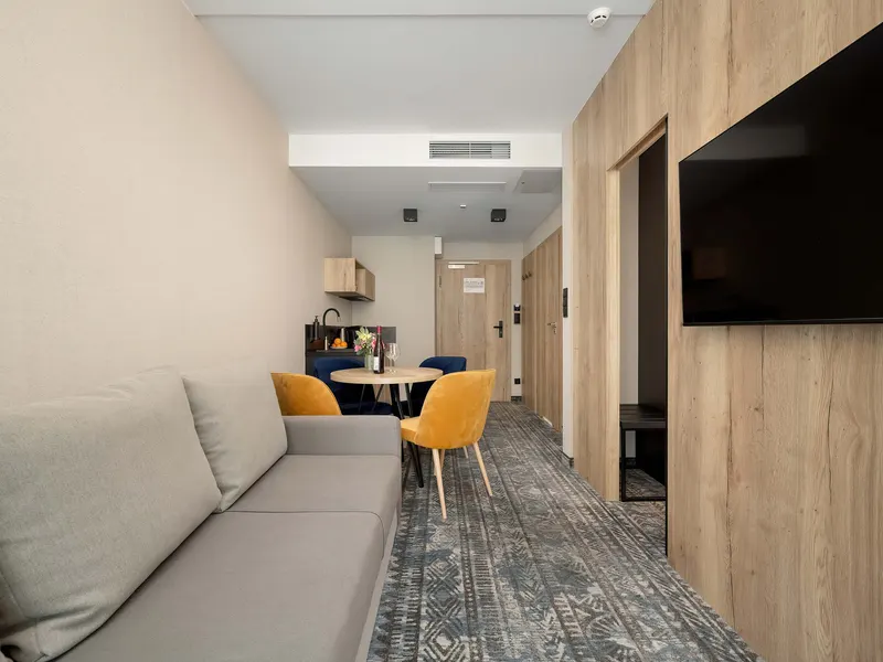 Stylowy Apartament | Dostęp do SPA | Taras i Parking – zdjęcie 2