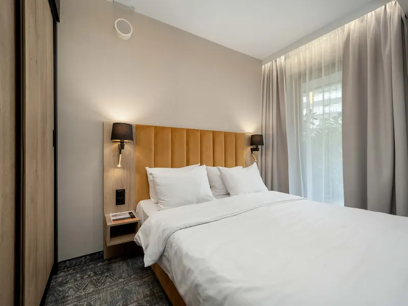 Stylowy Apartament | Dostęp do SPA | Taras i Parking – zdjęcie 1