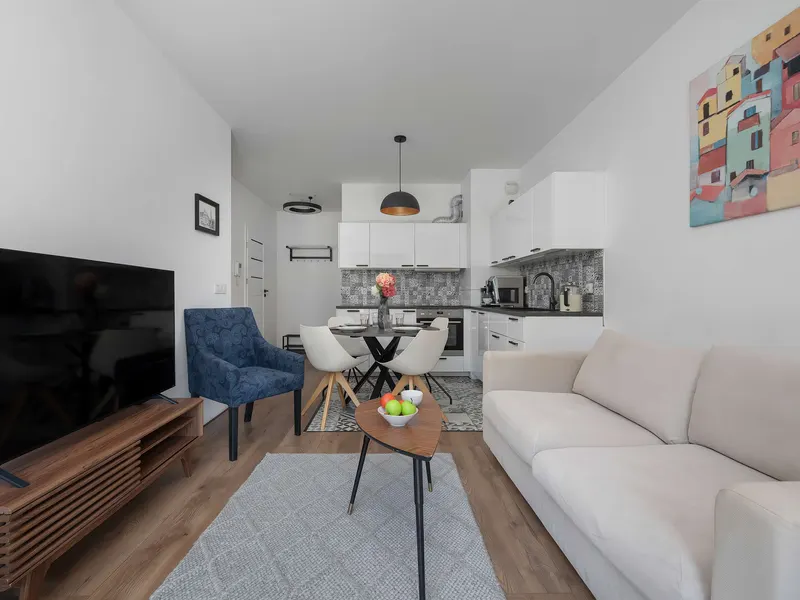 Klimatyzowany Apartament | Parking | Balkon przy Rzece – zdjęcie 1