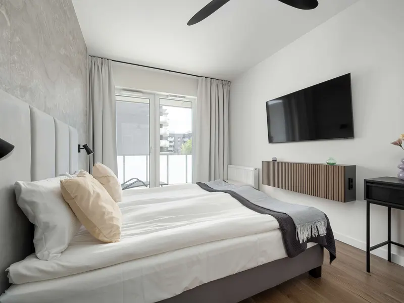 Elegancki Apartament z Widokiem na Odrę | Miejsce do Pracy | Parking | Balkon – zdjęcie 3