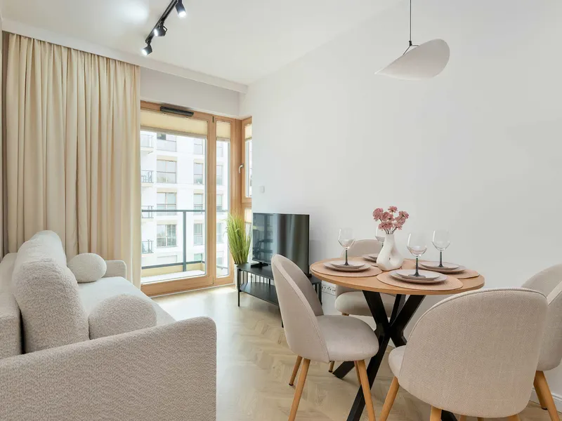 Stylowy Apartament z Balkonem | Dostęp do Siłowni | Parking – zdjęcie 2