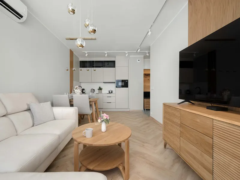 Nowoczesny Apartament z Balkonem | Miejsce do Pracy, Parking – zdjęcie 5