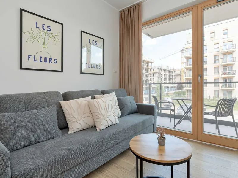 Komfortable Wohnung in Danzig mit Balkon | Tiefgarage | Fitnessstudio – Foto 1