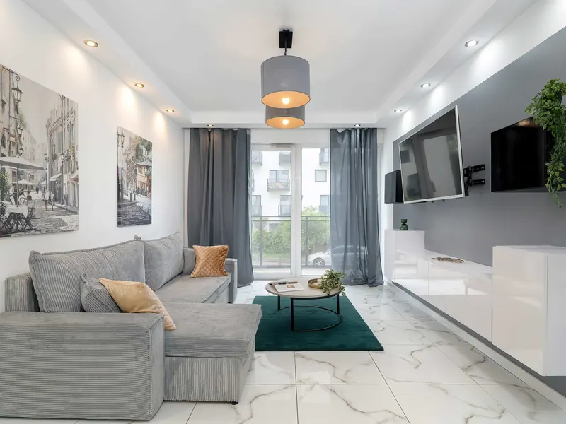 Modernes Appartement mit Balkon | Ruhige Wohngegend in Posen – Foto 1