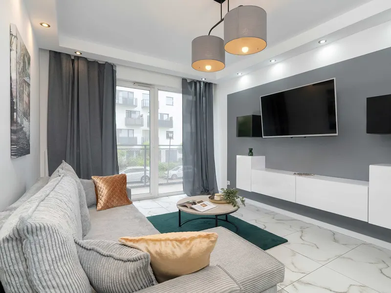 Modernes Appartement mit Balkon | Ruhige Wohngegend in Posen – Foto 5