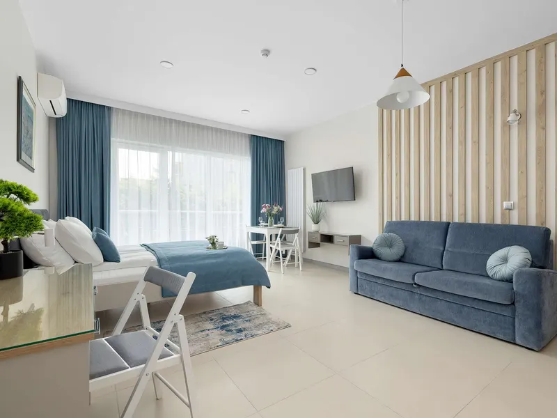 Functional Studio for 4 People Close to the Beach Parking & Balcony – photo 2