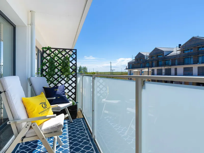 Luksusowy Apartament z Balkonem | Balkon – zdjęcie 4