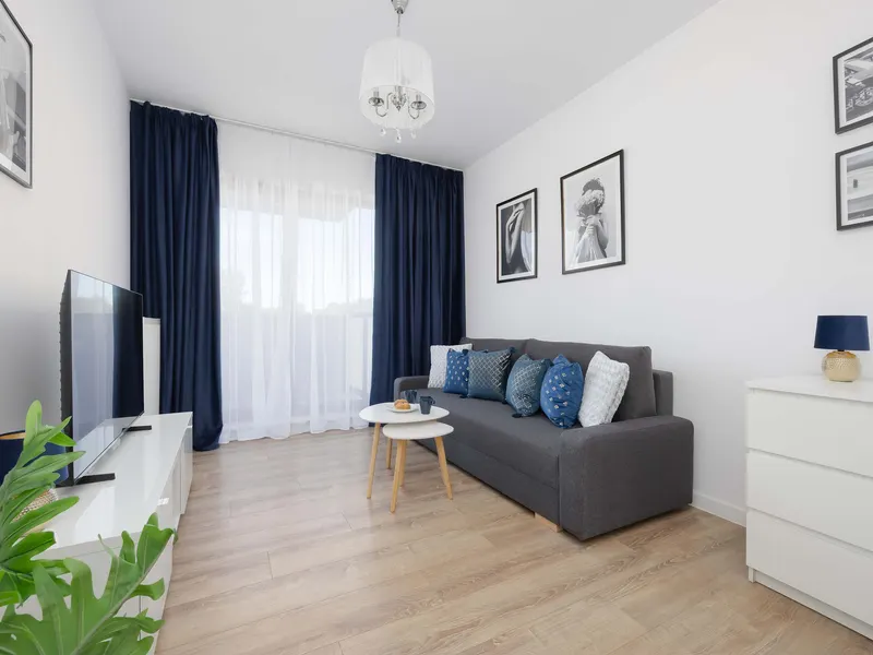 Komfortables Apartment in Warschau für 4 Gäste | Balkon – Foto 1