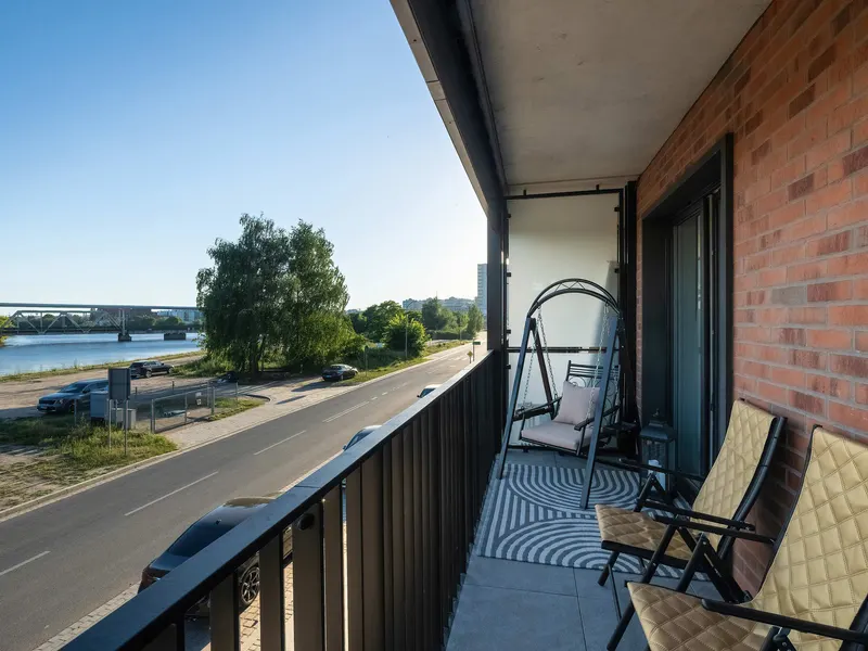 Stilvolles Appartement mit Parkplatz | Balkon | Klimaanlage | Am Fluss – Foto 3