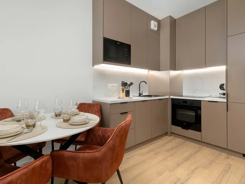 Beige-Blaues Appartement | Garten | Parkplatz – Foto 3