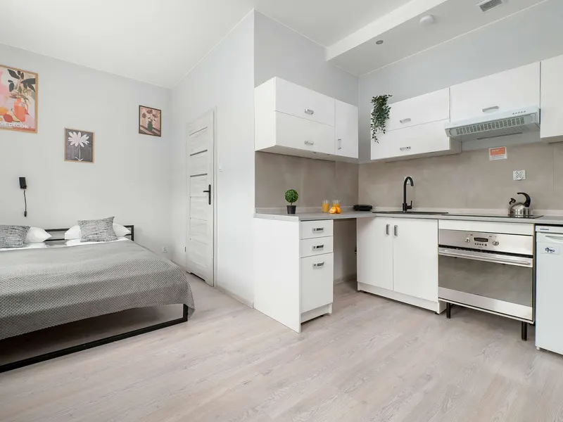 Przytulne Studio z Pralka Niedaleko Muzeum Wlokiennictwa w Lodzi by Noclegi Renters – photo 3