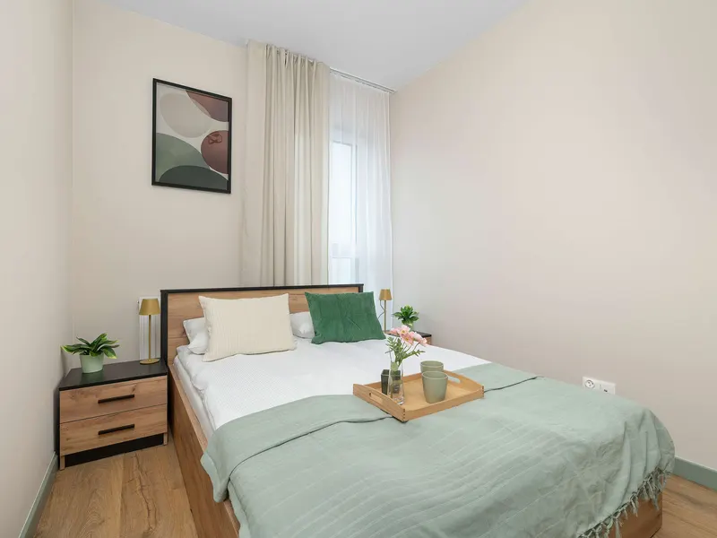 Stylowy Apartament z Parkingiem | Balkon | Biurko – zdjęcie 2