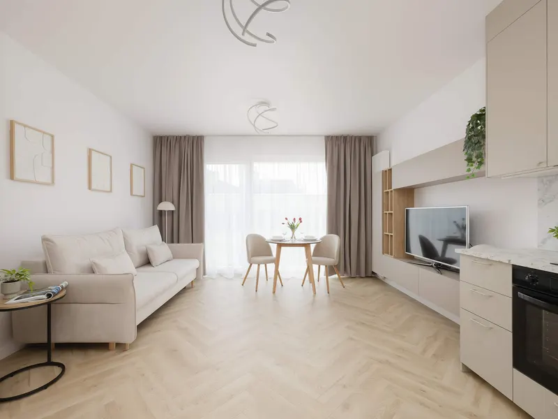 Funktionales Studio in Warschau | In der Nähe der U-Bahn | Smart-TV – Foto 1