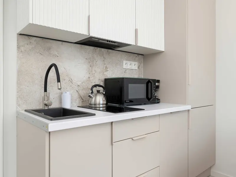 Nowoczesny Apartament z Balkonem | Biurko | Parking – zdjęcie 4