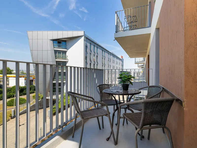 Nowoczesny Apartament z Balkonem | Biurko | Parking – zdjęcie 3
