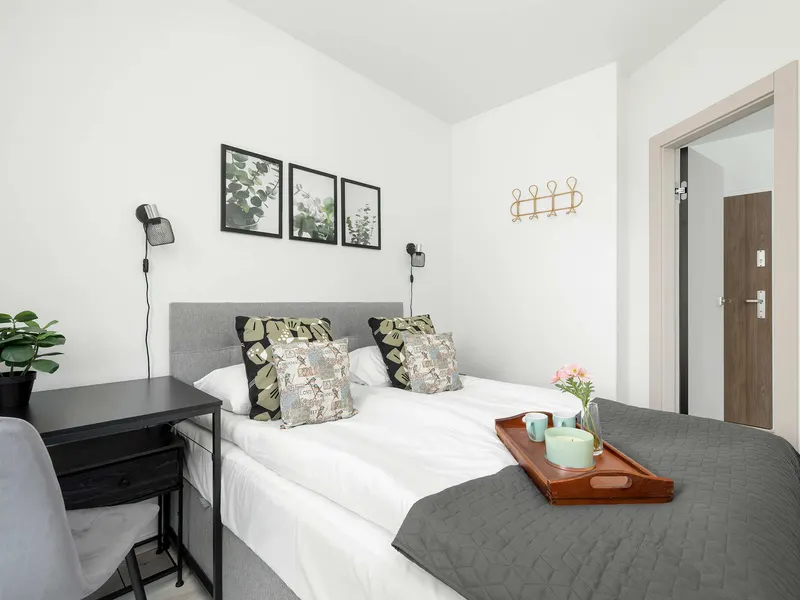 Nowoczesny Apartament z Balkonem | Biurko | Parking – zdjęcie 2