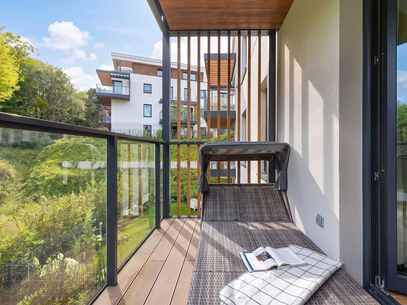 Gemütliches Studio mit Balkon | Aufenthalt mit Haustier – Foto 3