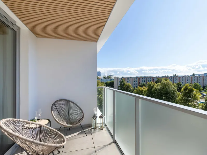 Aquamarin Apartment mit Balkon | In Strandnähe – Foto 3