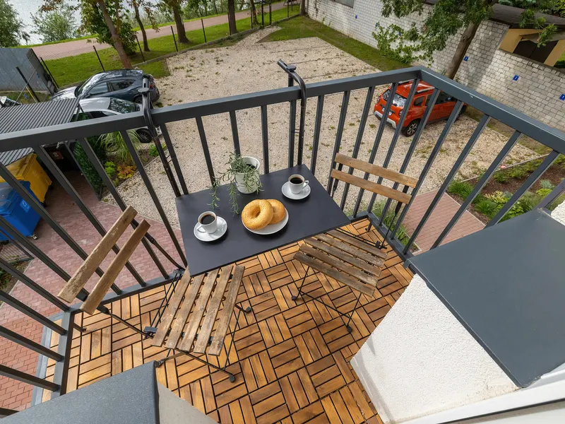 Funktionales Studio mit Balkon | Parkplatz – Foto 5