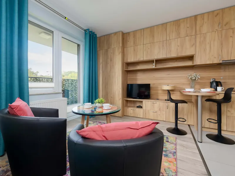Nowoczesne Studio z Parkingiem | Klimatyzacja i Balkon – zdjęcie 5
