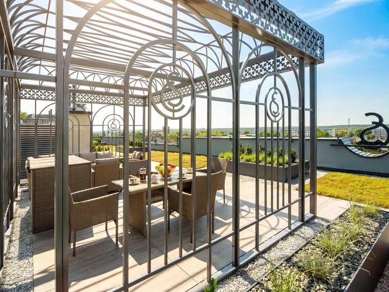 Stilvolles Studio mit Balkon | Dachterrasse | Klimaanlage – Foto 3