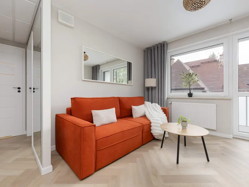 Jasny Apartament z Balkonem | Klimatyzacja | Parking – zdjęcie 1