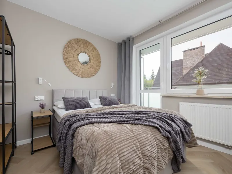 Jasny Apartament z Balkonem | Klimatyzacja | Parking – zdjęcie 2